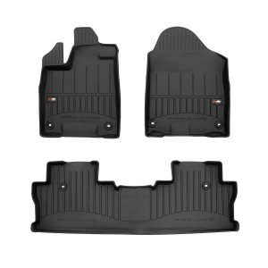 Honda Ridgeline Floor Mat - Omac - Premium TPE - Black - 2017-2025
